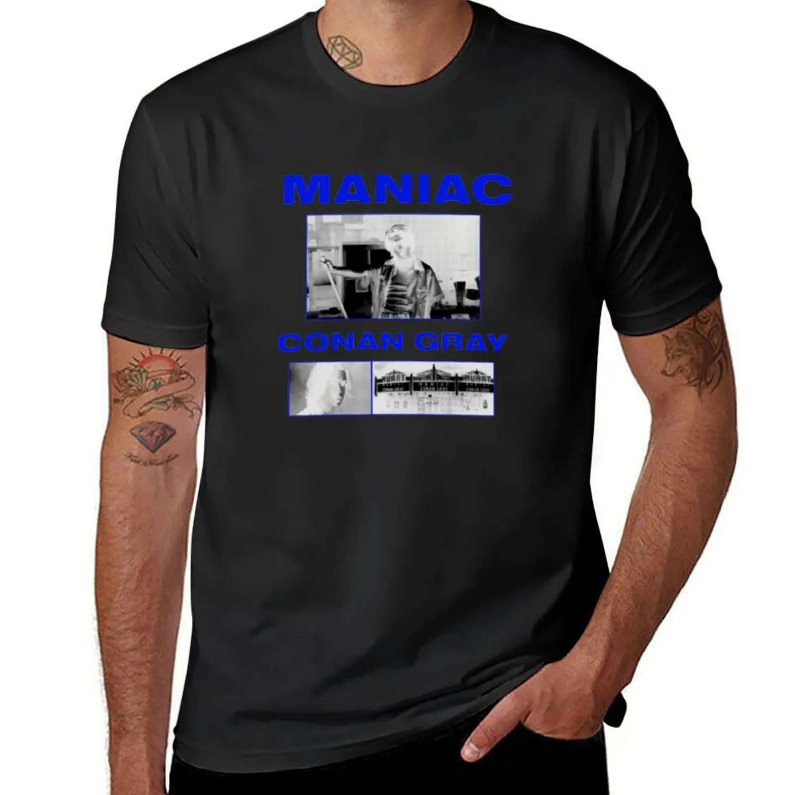 Maniac Inverted T-Shirt new edition tops boys animal print customs Men's cotton t-shirt