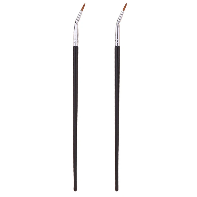 Karsyngirl 1/2Pcs Bent Liner Makeup Brushes Angled Eyeliner Brush Eye Brow Tool Detail Eye Liner Precision Cosmetic Tools