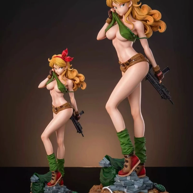 Soft, cute, sexy, feminine charm pretty girl Dragon Ball Lanqi Anime animation GK hand-operated peripheral gift ornament view 3