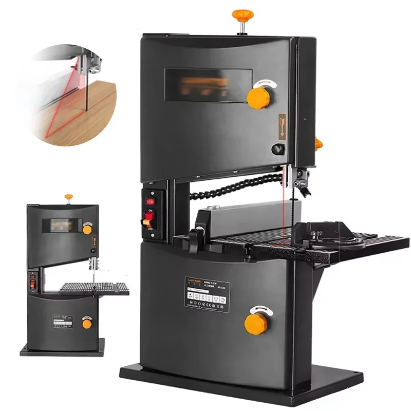 

9-дюймовая деревообрабатывающая ленточная пила, кривая режущий станок, небольшой лобзик, DIY проволочная пила, прецизионный резак по дереву для домашней мастерской, мебели