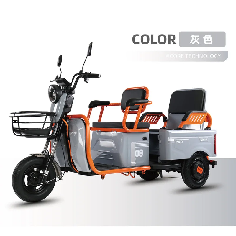 2026 Best-Selling Electric Passenger Tricycle: a Dual-Purpose Vehicle for Both Passengers and Cargo Electric Tricycle