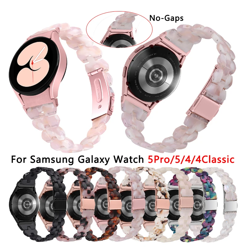 

Ремешок резиновый для Samsung Galaxy Watch 5 4 44 мм 40 мм, тонкий браслет без зазора для Galaxy Watch 4 Classic 42 мм 46 мм 5 Pro