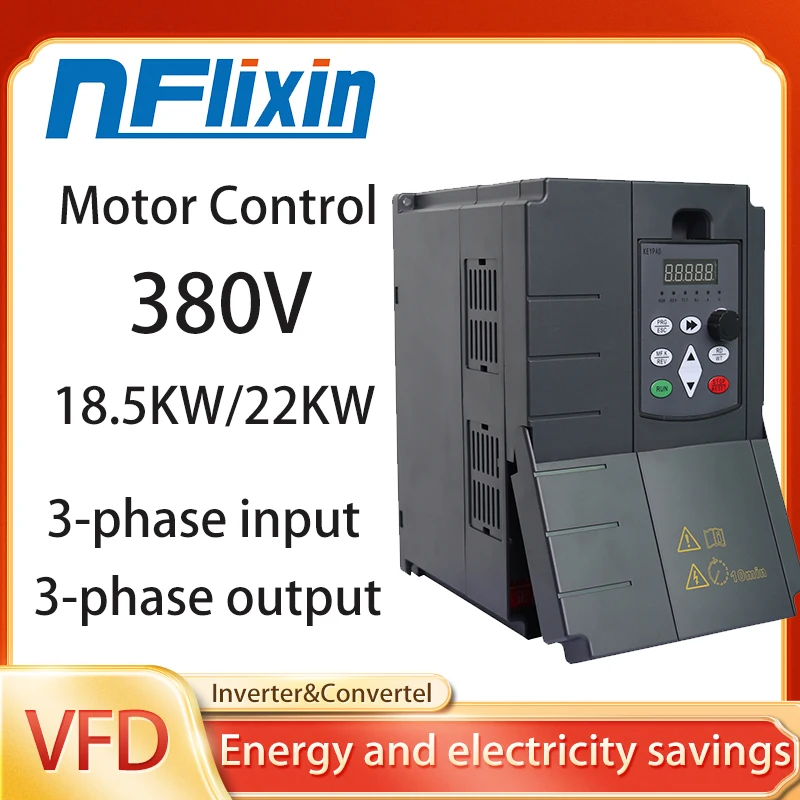 380v 18.5-22kw VFD Variable Frequency Drive 2.2kw Inverter Motor Speed Control 0-600Hz Frequency Converter