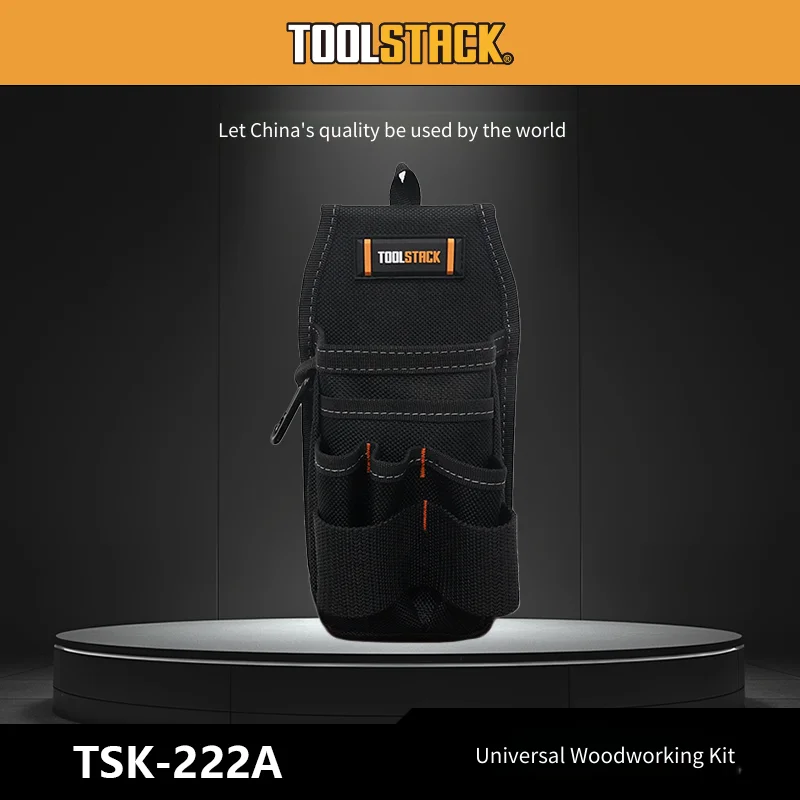 

TOOLSTACK Universal Woodworking Bag High Quality Durable Work Bag Quick Hook Waist Tool Bag Universal Maintenance ToolStorageBag