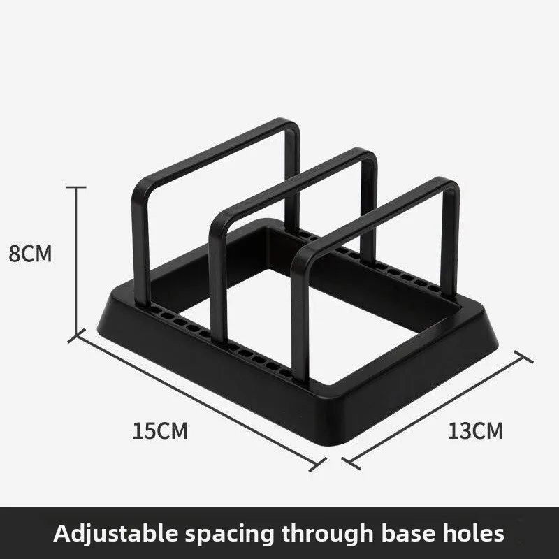 Kitchen Multi-Function Cutting Board Knife Holder Rack Integrated Storage Shelf Countertop Utensil Placement Stand