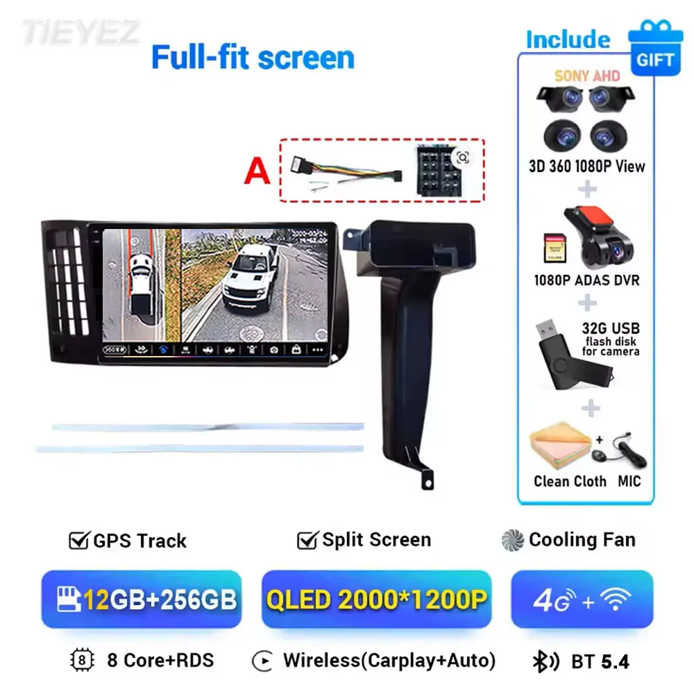 Android 15 voor VW Volkswagen Golf 3 1992-1993 2K Carplay autoradio multimediaspeler navigatie stereo GPS 4G WIFI BT DSP