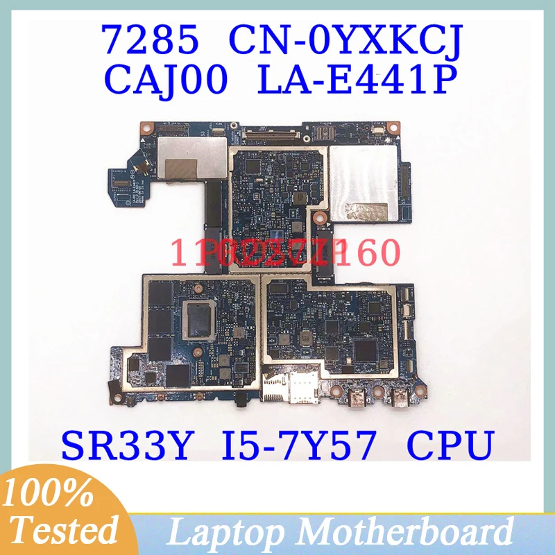 

CN-0YXKCJ 0YXKCJ YXKCJ For DELL Latitude 7285 With SR33Y I5-7Y57 CPU Mainboard LA-E441P Laptop Motherboard 100%Full Working Well