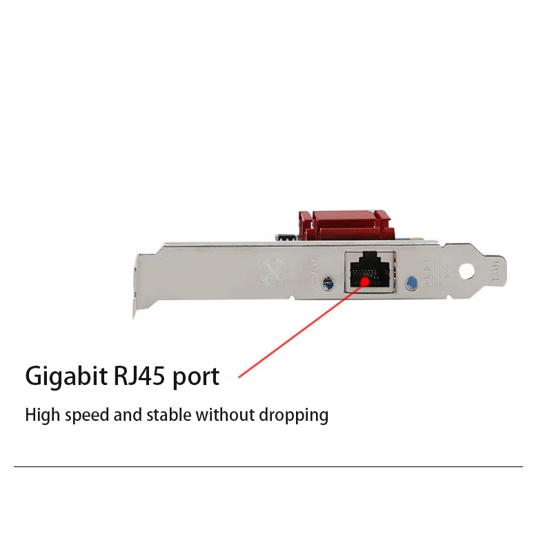 Placa de rede gigabit pci-e Pci Express, para desktop, gigabit, 10/100/1000mbps, rj-45, sem adaptador sem diskless