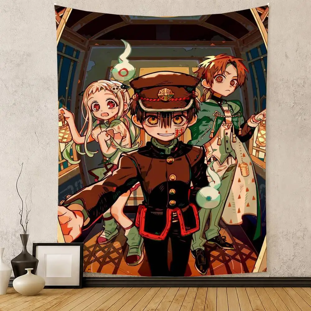 Campus Manga Toilet-Bound Hanako-kun Flag Digital Printing Banner for Garage Wall Out Door Decoration