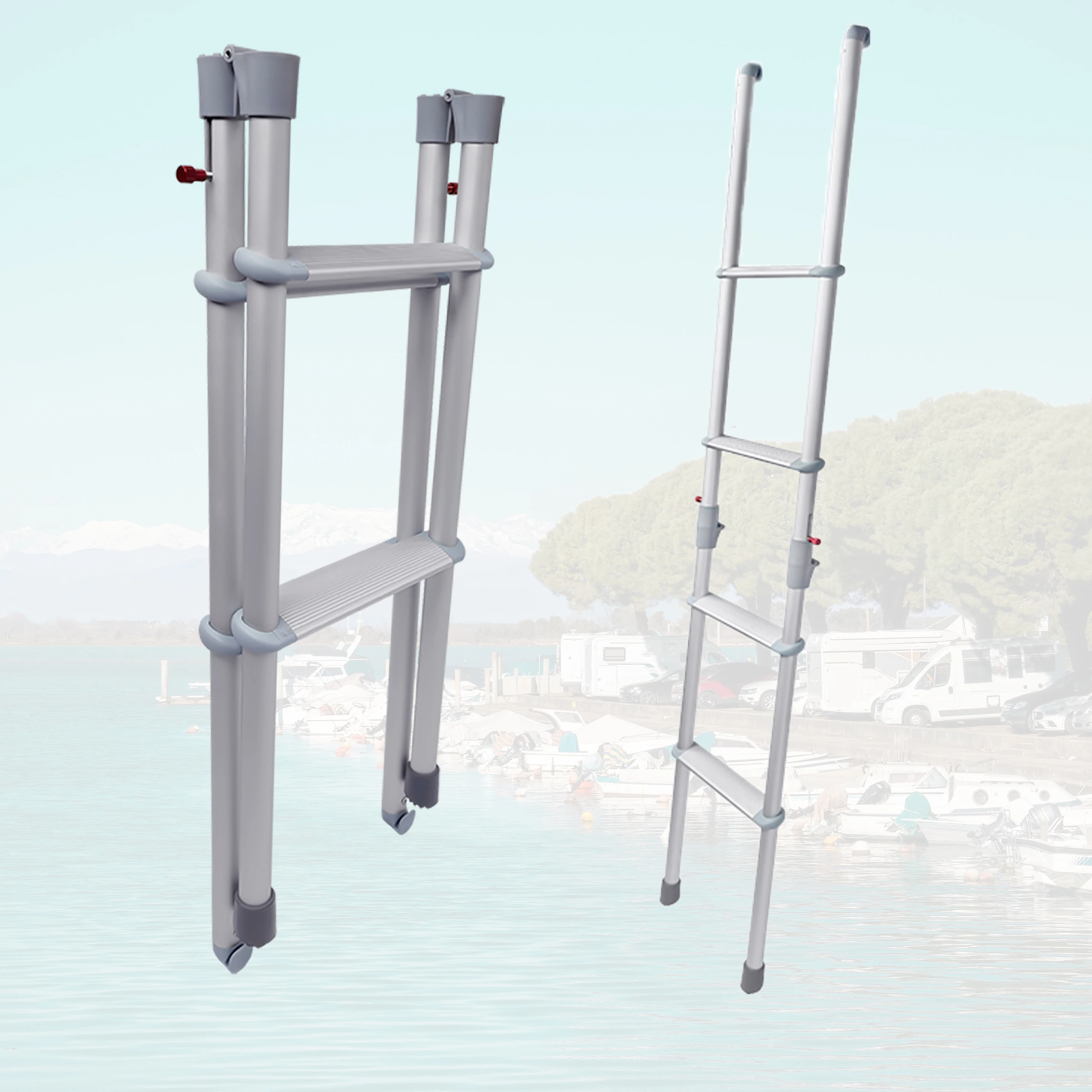 Quality Assurance New Design 1.57m Aluminum Alloy RV Folding Ladder With Best Price And High Quality