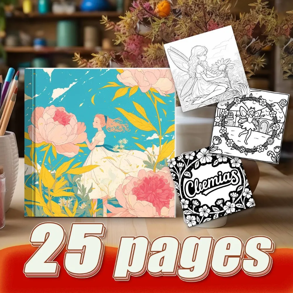 

Flower Fairy And Cartoon Skeleton Art Coloring Book For Girls Open Up Endless Creative Possibilities In Coloring Design