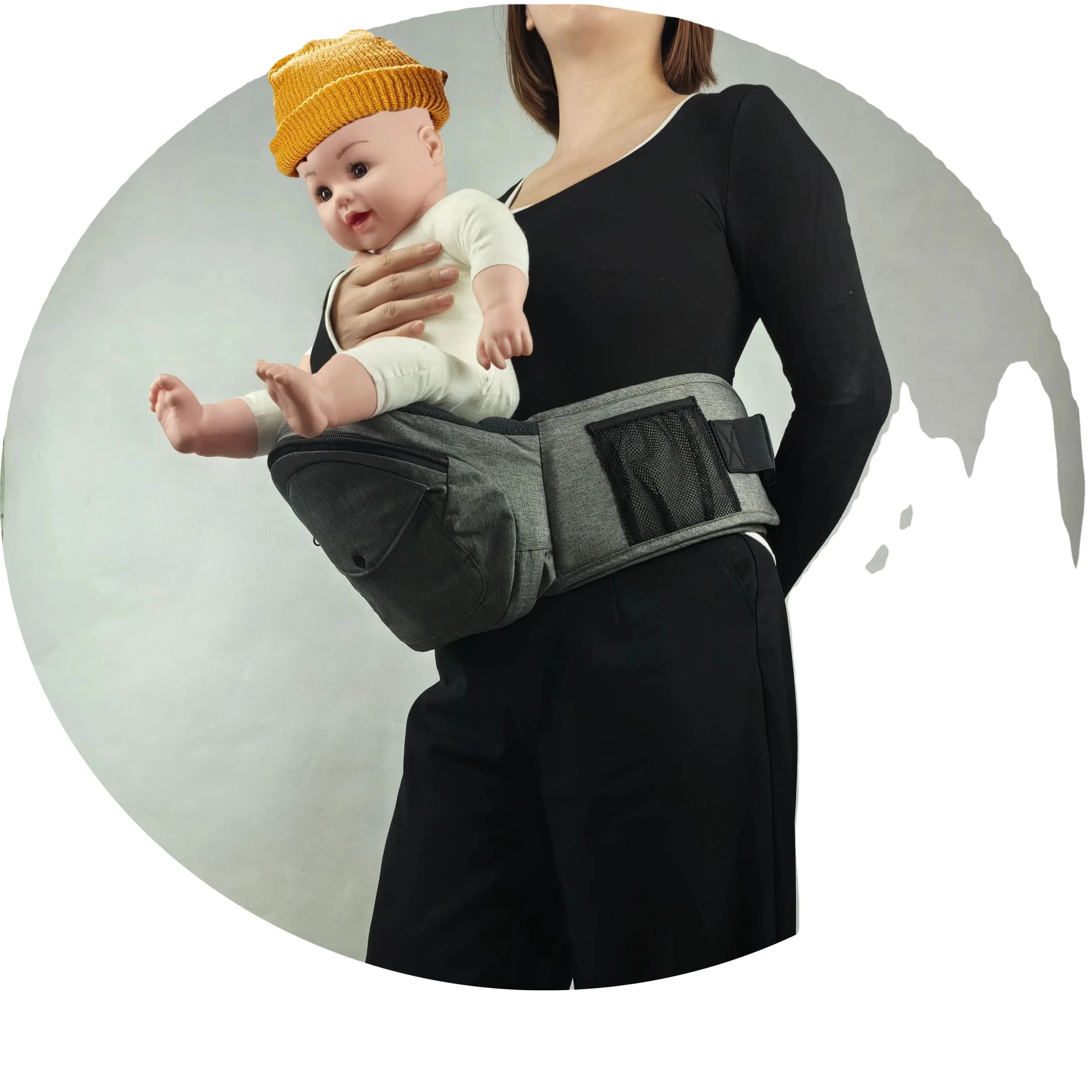 

New Factory Hot Sale Protective Hip Seat Ergonomic Waist Carrier Newborns Safety Quality Baby Carrier for Short-term Trips