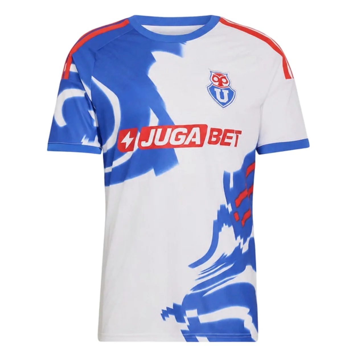 Neues 3D-gedrucktes Fußballtrikot der Universidad de Chile, atmungsaktives, schnelltrocknendes Kurzarm-T-Shirt für Herren, Familien-Partnerlook-Kleidung – Detail 4