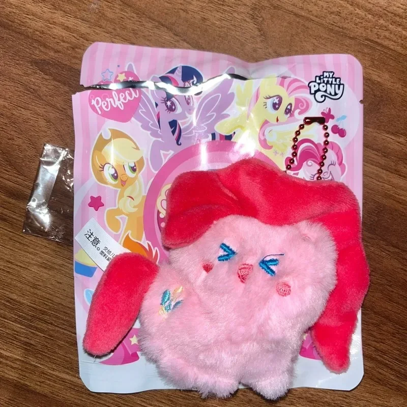 Miniso My Little Pony Plush Cute Pony Series Genuine Pendant Doll School Bag Decoration Childrens Toy Animation Kawaii Gifts Toy