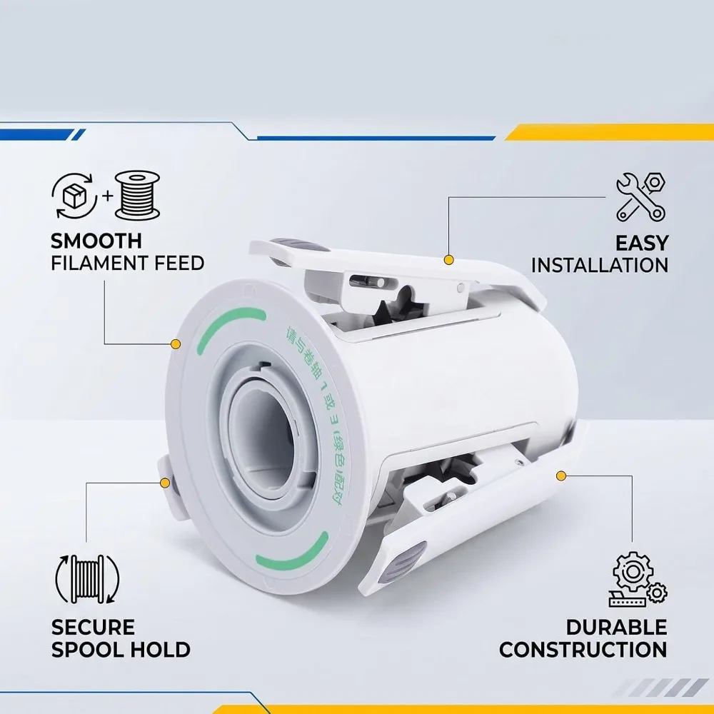 3 Spool Claws Rotary Spool Holder ABS Smooth Feeding 3D Printer Spool Holder Filament Spool Holder 3D Printer Maintenance
