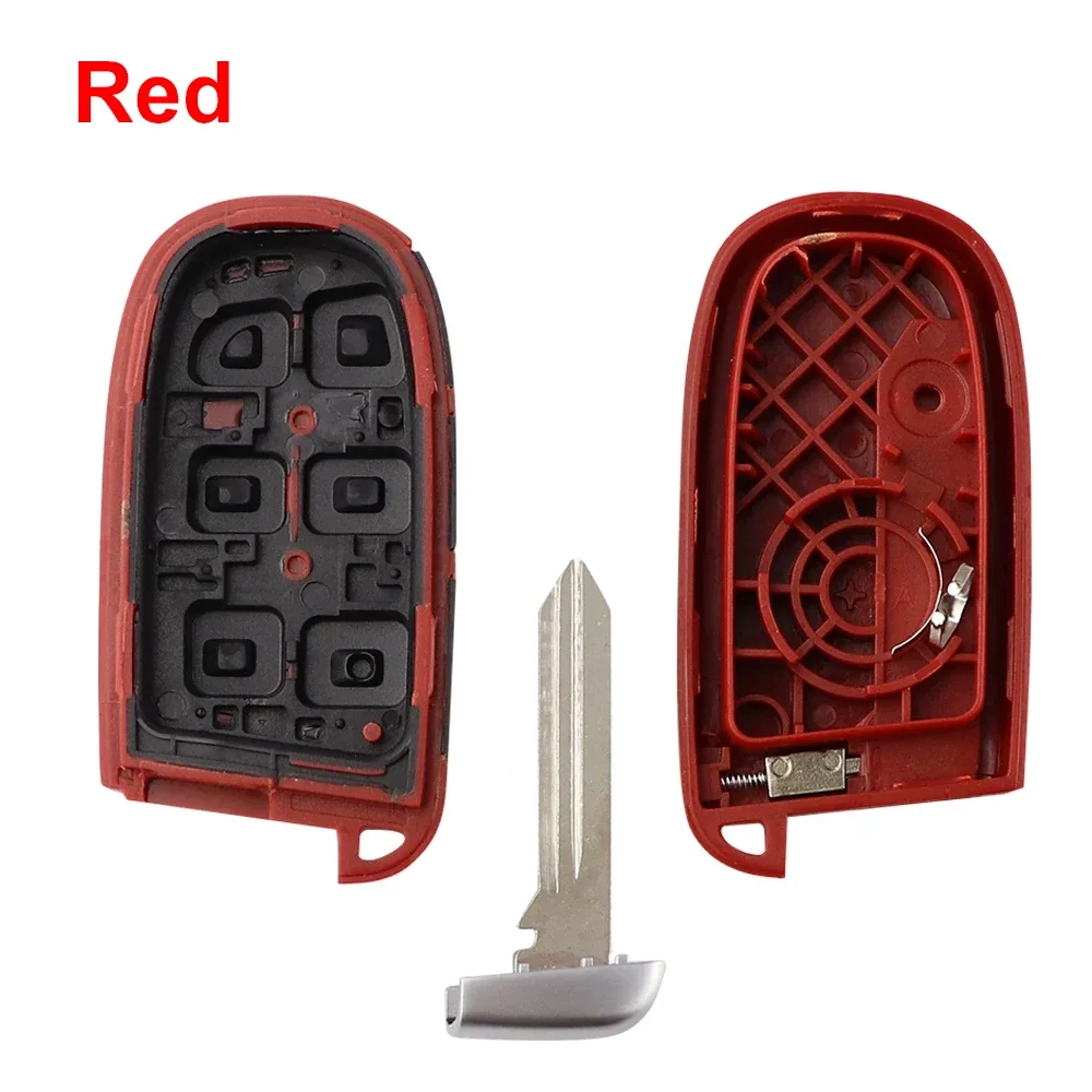 Replace Car Key Fob Case Shell Housing for Dodge Dart Ram 1500 Dart Challenger Charger Chrysler 300 for Jeep Keyless 5 Button