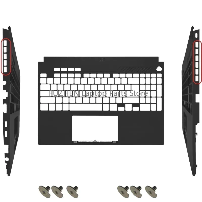 TUF 게이밍 F15 FX507 FA507 FX507Z FA507R 노트북 LCD 뒷면 커버 전면 베젤 손목 받침대 하단 케이스 힌지 썸네일 4