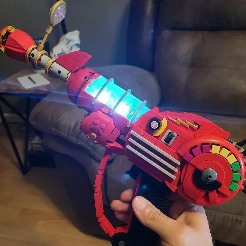 Modello di gioco popolare Moc Mattoni da costruzione Miracle Weapon Ray Gun Tecnologia Blocchi modulari Regali Giocattoli di Natale Set fai da te Assemblaggio