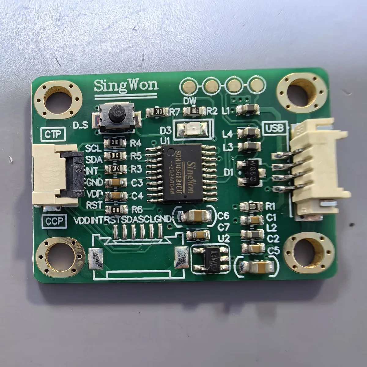 Capacitive Touch Control Card IIC (I2C) to USB Universal