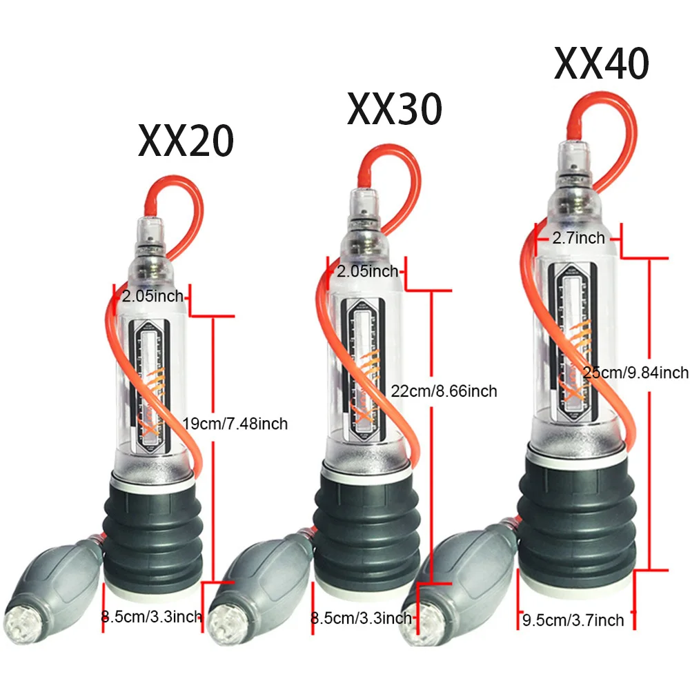 ذكر القضيب مضخة مضخة تفريغ المياه للرجال القضيب توسيع مضخة ديك موسع الديك تمارين مضخة حشفة المدرب الكبار الجنس لعب