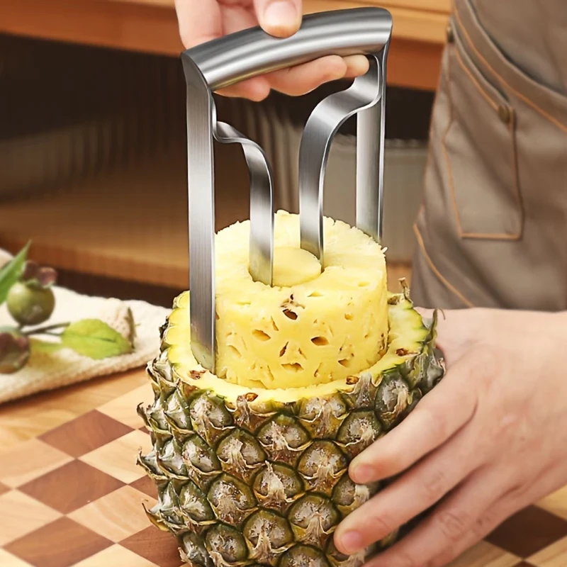 Pineapple Peeler Core Puller Tool Corer Slicer Peeler Pineapple Cutter Core Separator Tool Fruit Heart Grater Tool