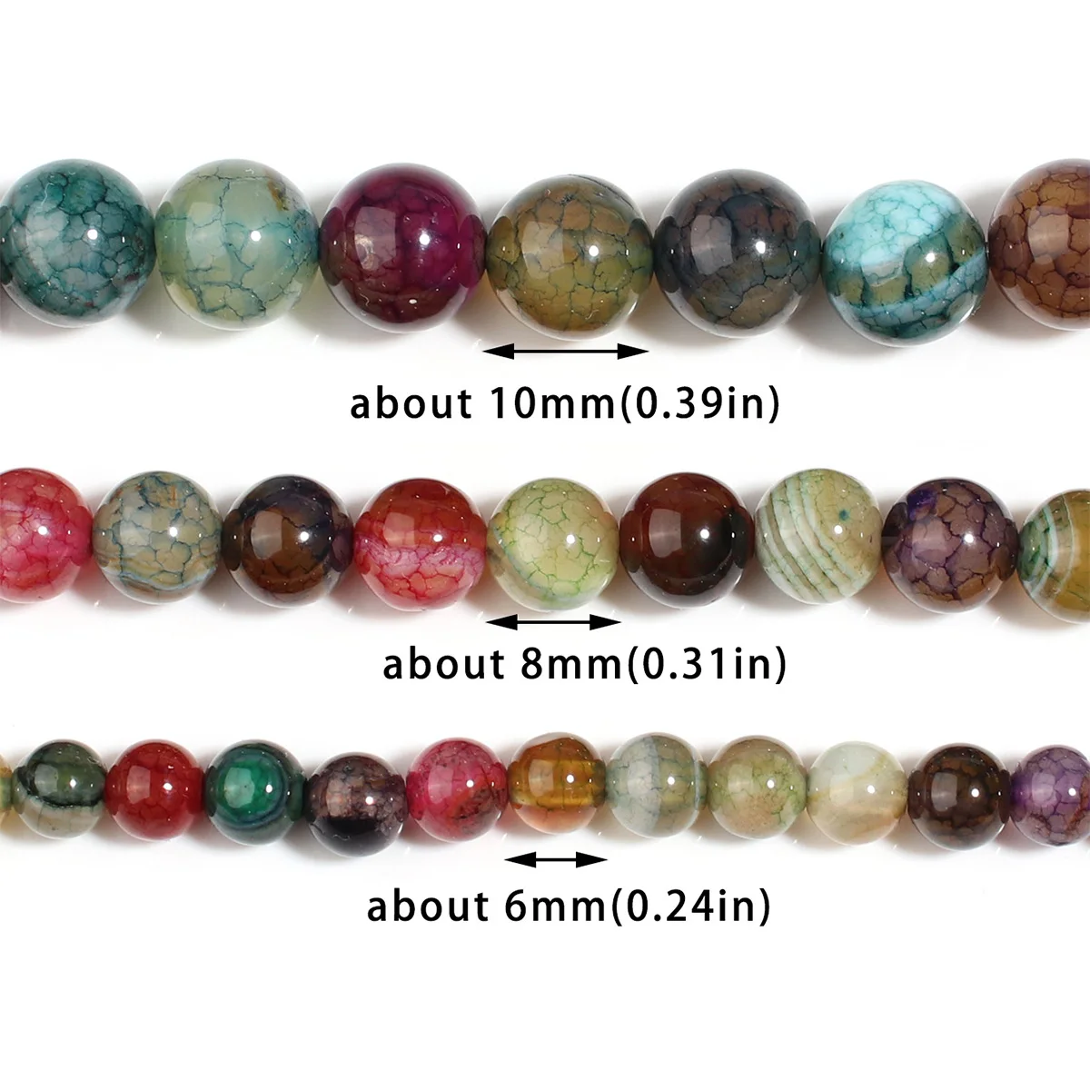 Natural Colorful Tourmaline Loose Stone Beads Gemstone Energy For Jewelry Making Bracelet Necklace Women Men Gift