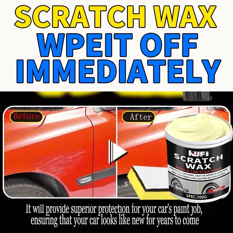 Car Scratch Polishing Wax, Deep Paint Repair Agent, Car Surface Polishing Paste, Tile Coating Technology, Restores Shine