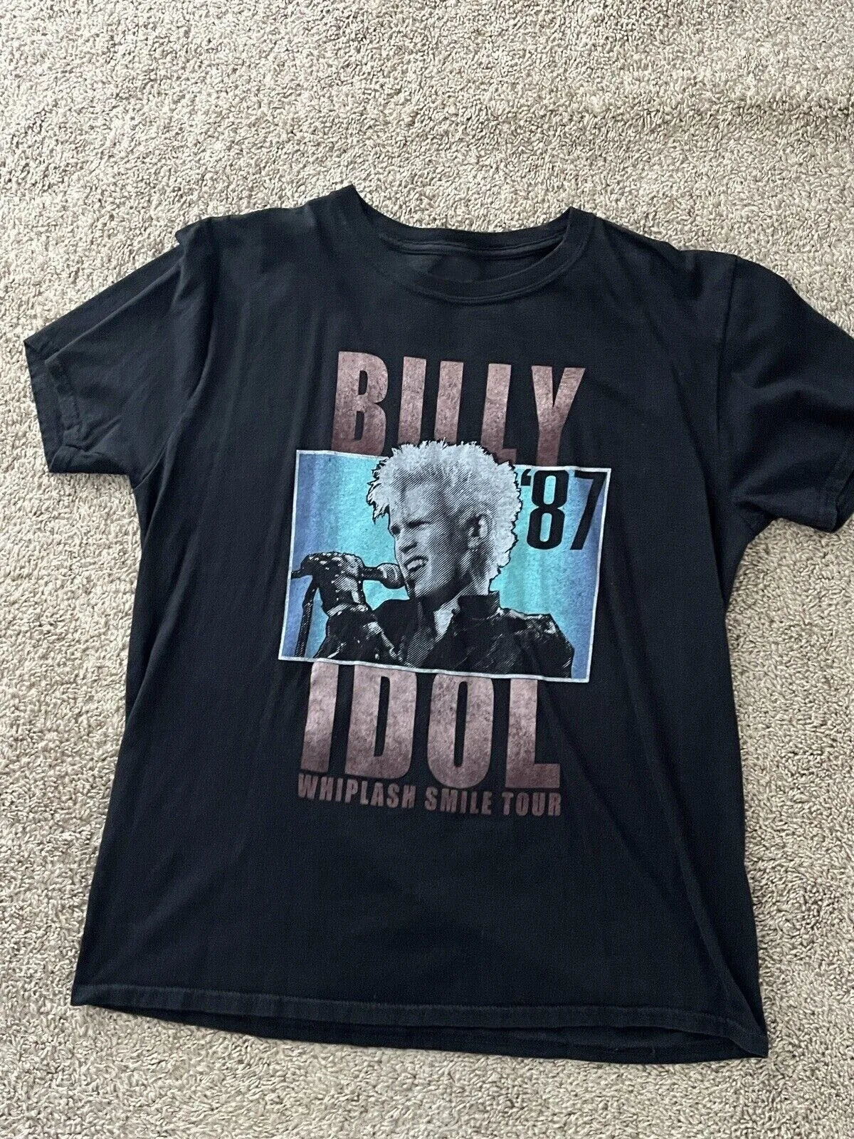 

Винтажная черная хлопковая рубашка Billy Idol, все размеры S-345XL, подарок для фанатов HRO57