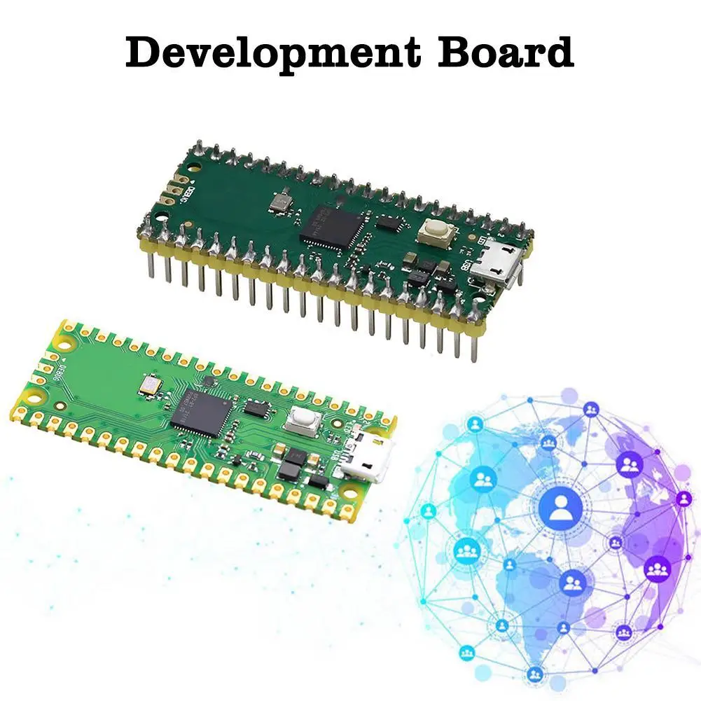 

Pico Board RP2040 Dual-Core Development Board For Raspberry Pi ARM Low-Power Microcomputer High Performance Cortex-M0+ Processor