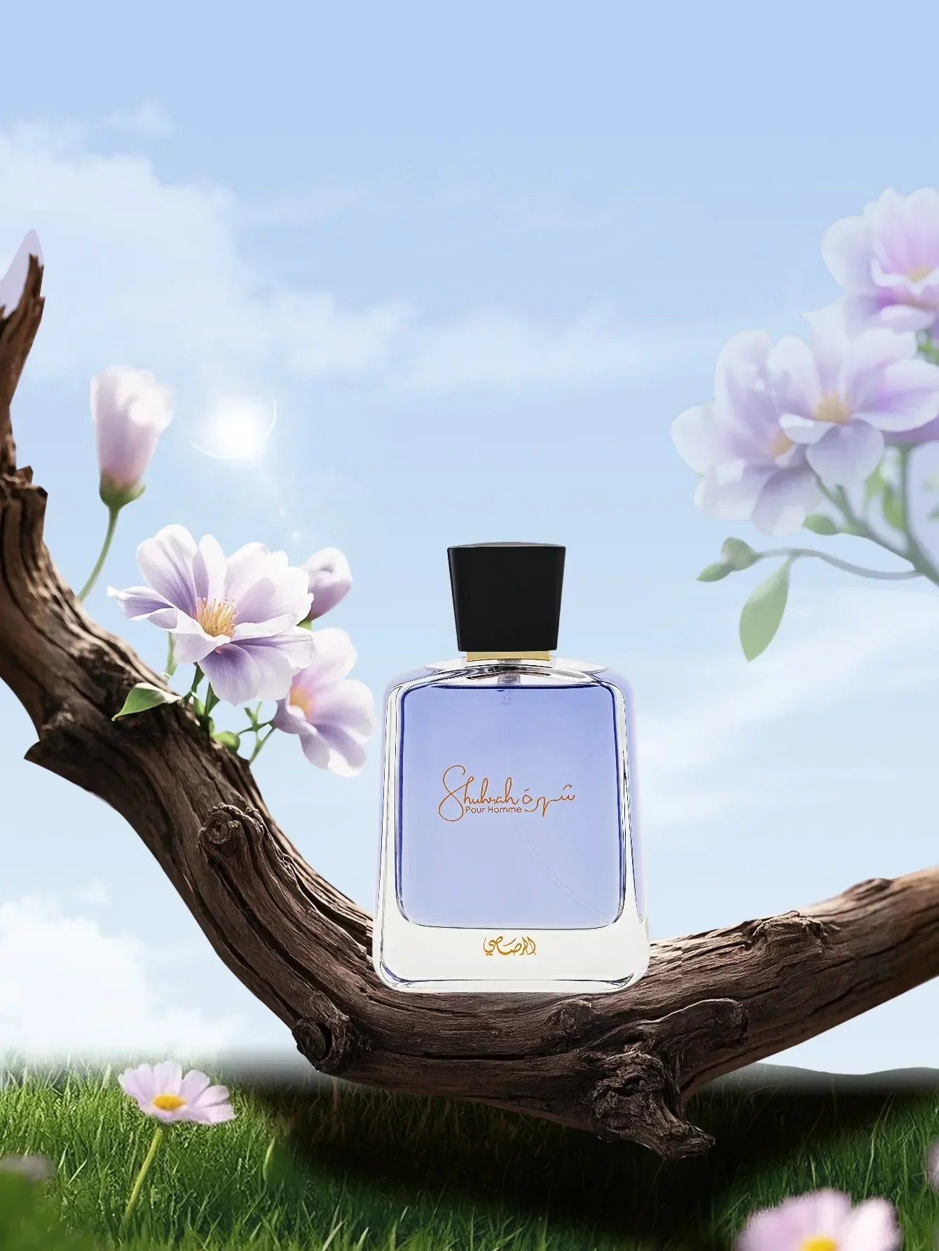 عطر Rasasi Shuhrah EDP للرجال 3.4 أونصة / 100 مل - هدية كولونيا خشبية شرقية قوية تدوم طويلاً لعيد الميلاد وعيد الشكر #1