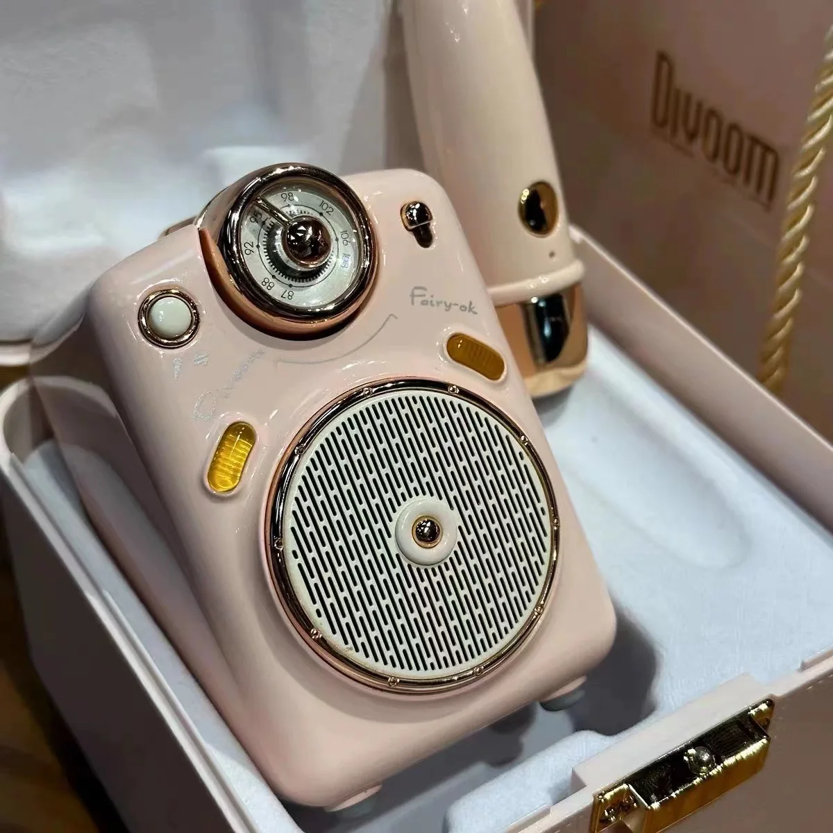 Mini altavoz inalámbrico bluetooth, micrófono para cantar karaoke