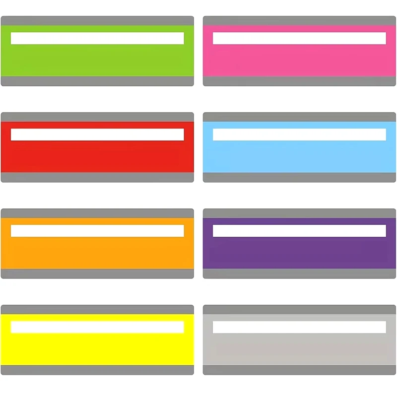 8Pcs Large Size Guided Reading Strips Highlight Overlays Multicolor Reading Tracking Rulers For Dyslexics Bookmarks