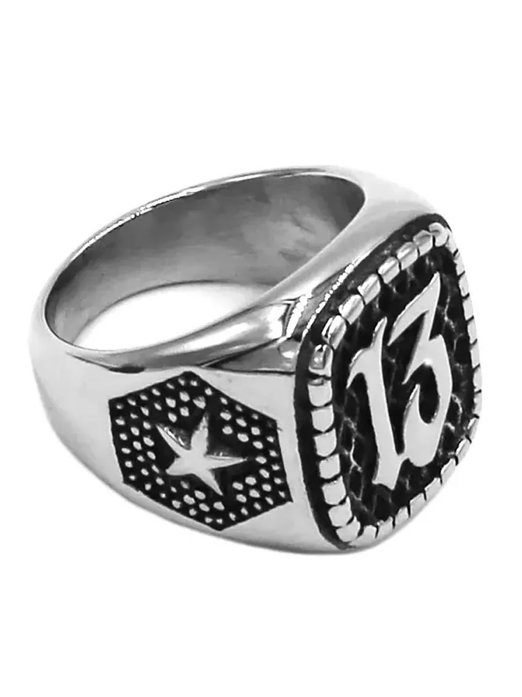 Wholesale Motorcycles MC Ring Stainless Steel Jewelry Punk Motor Biker Men Ring 257B