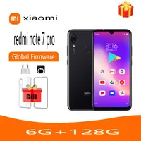 Global rom Xiaomi Redmi Note 7 Pro  6G 128G Message free adapter EU.UK. US, AU used phone