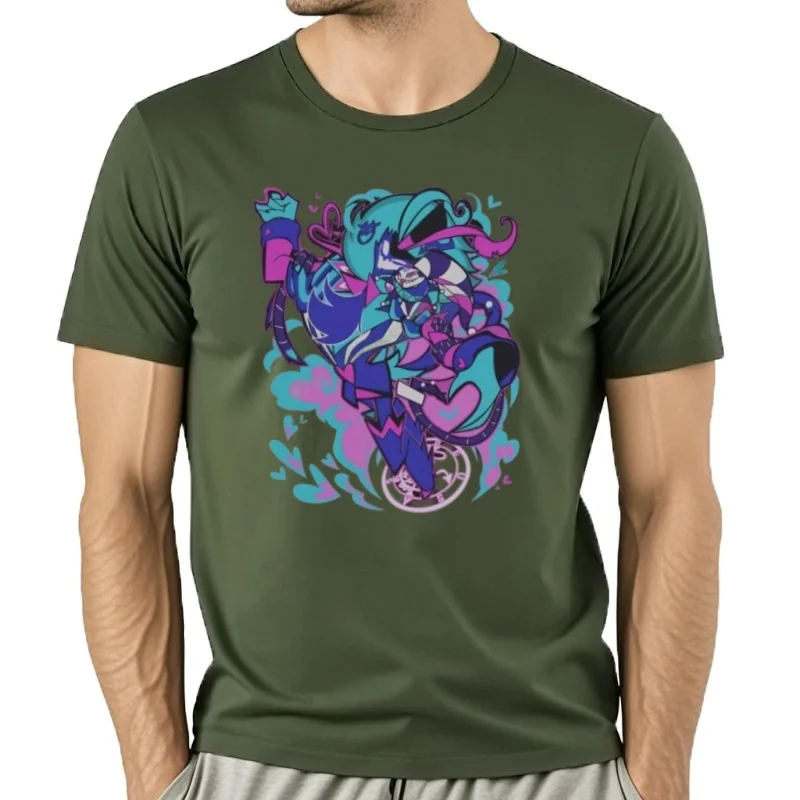Ozzie x Fizzarolli 100% Cotton men's Tshirt Street Cool Tshirts HelluvaBoss Funny Tops