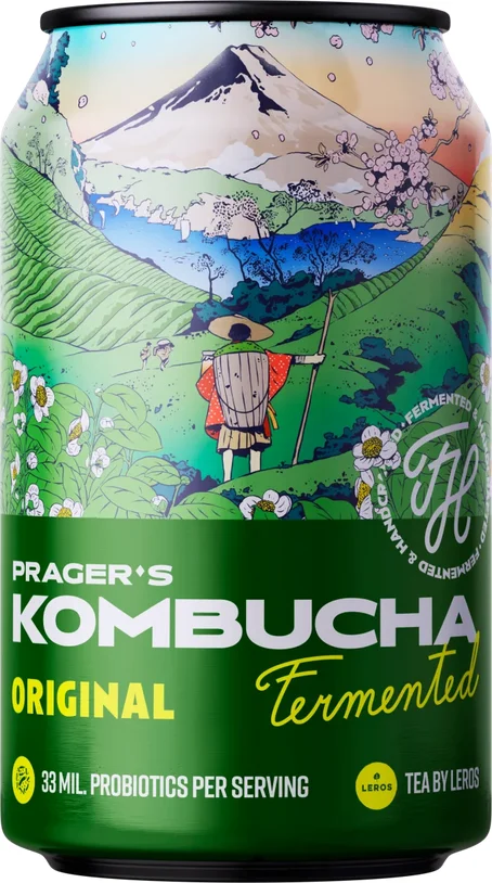 Kombucha Boisson gazeuse originale 330ml - Pragers