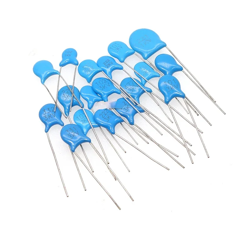 High voltage ceramic capacitor 1KV 2KV 3KV 101 102 103 221 222 223 471 472   1000V  2000V  3000V  100PF  1000PF  10NF