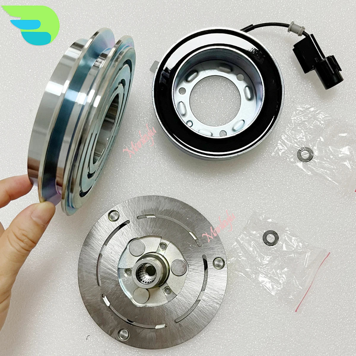 AC A/C Air Conditioning Compressor Clutch Pulley DKS15CH FOR MITSUBISHI L200 MR190619 MR190619V 506011-7303 5062116523