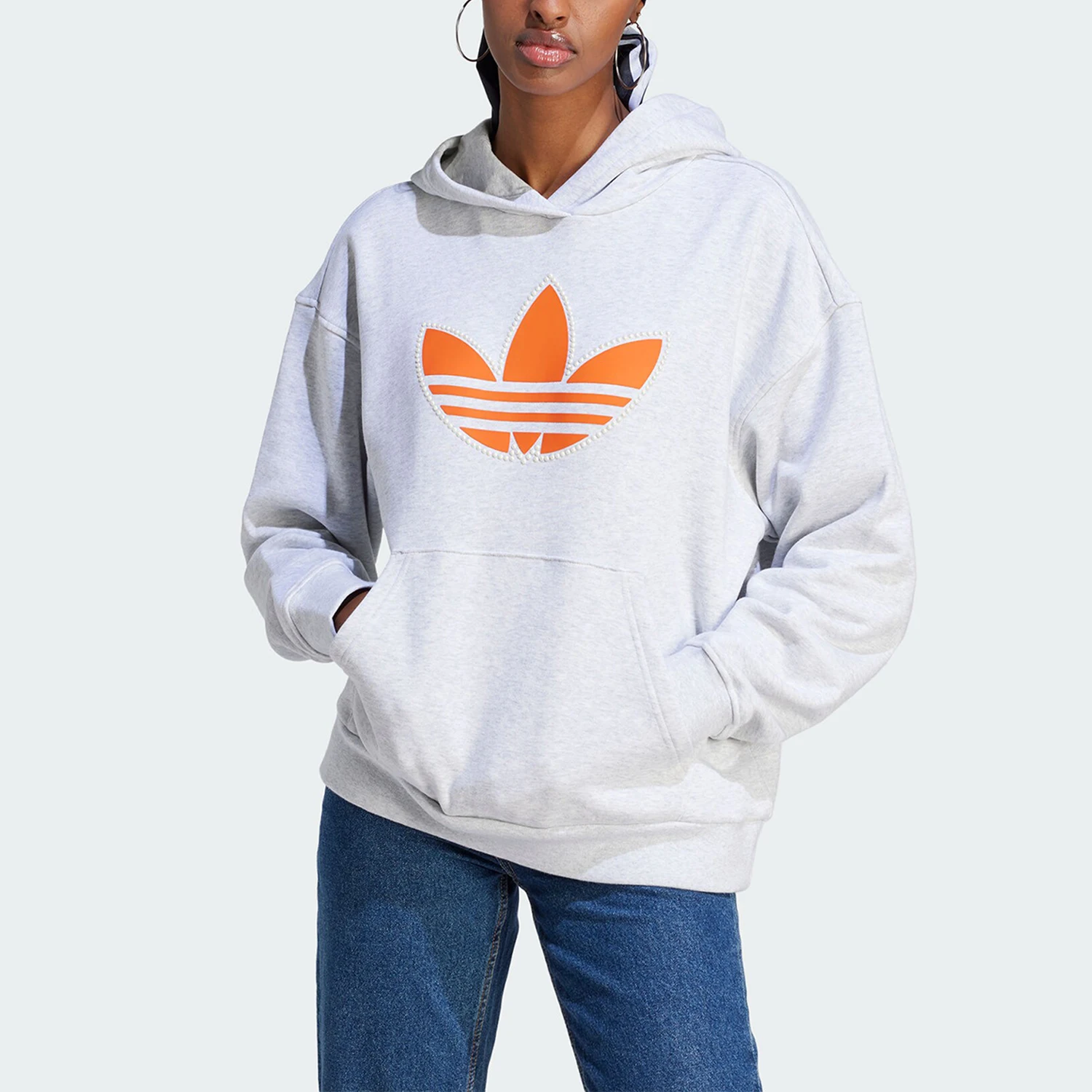 

Adidas Originals Women's Fleece Hooded Sport Sweatshirt II5602