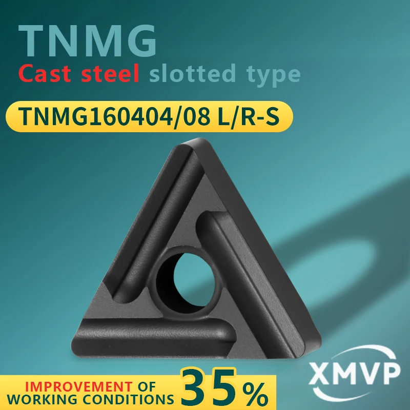 

Треугольные токарные пластины с ЧПУ TNMG16040408LR-S из литой стали класса BP8118 токарный инструмент для зерен