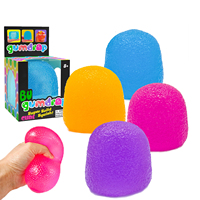 Hot Candy Plastic Pinching and Stress Relief Tool Maltose Pinching Toy Soft Transparent Silicone Stress Relief Squeeze Toy Ball