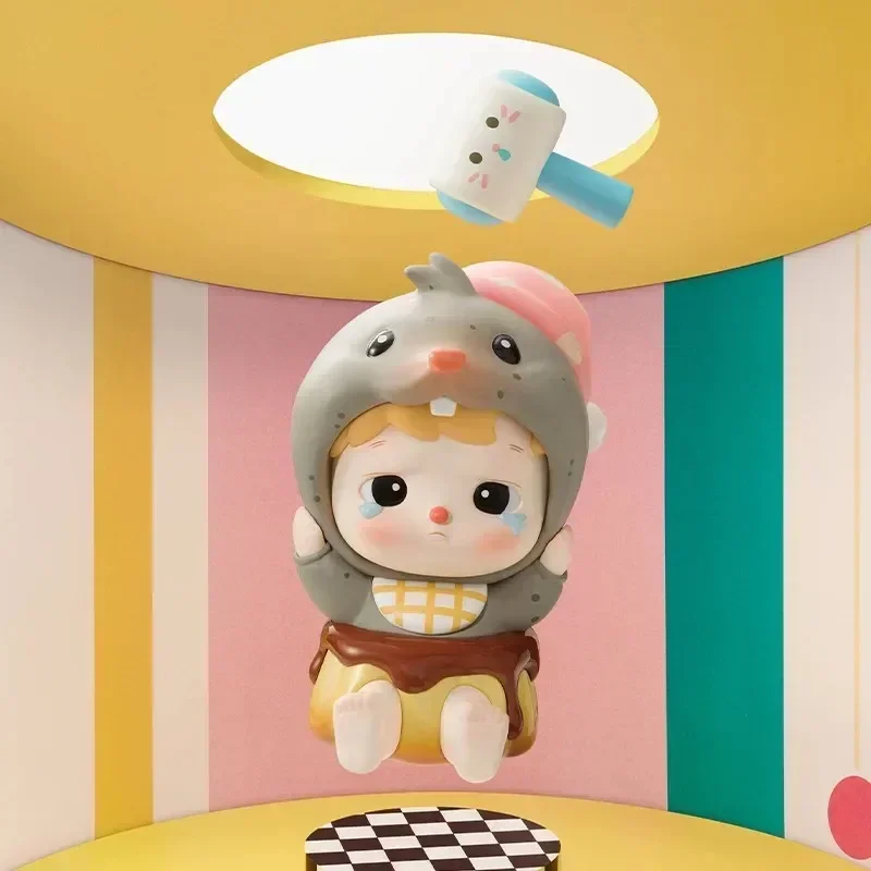 POP MART HACIPUPU Rolling Time Machine Serie Anime Figur Blind Box Mystery Spielzeug Puppe Nette Desktop Ornament Erraten Tasche