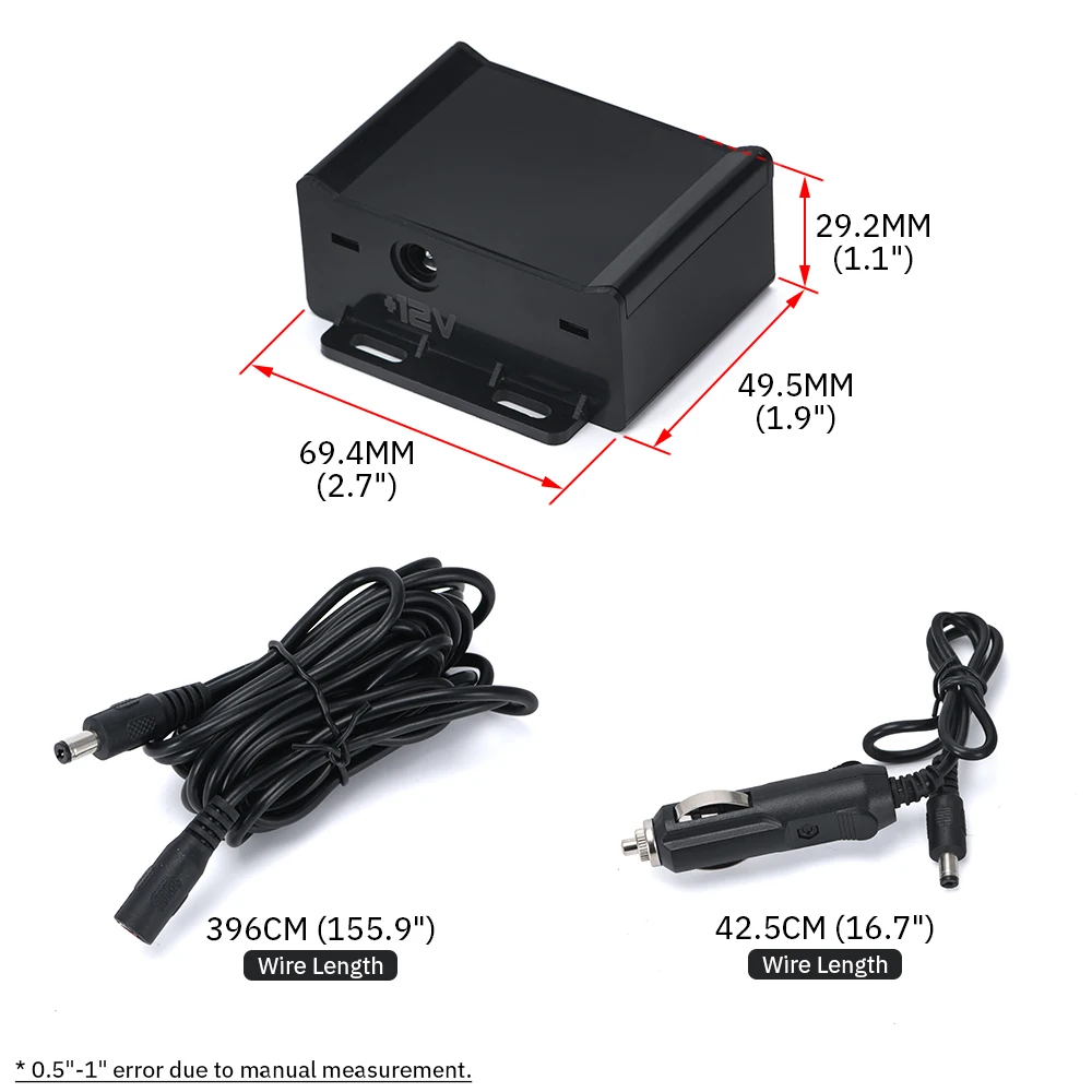 Interruptor de Control remoto electrónico Universal de 12V + caja de Control para Kit de corte de escape eléctrico accesorios modificados para coche