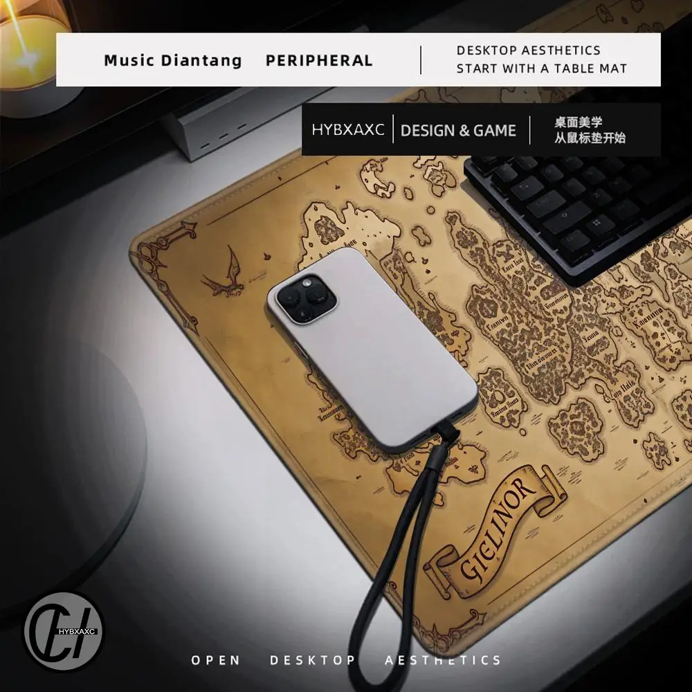 School Mouse Pad MousePad Game Non-slip Lockedge Office R-RuneScape Student Gaming Thickened Large Writing Pad Old Cushion