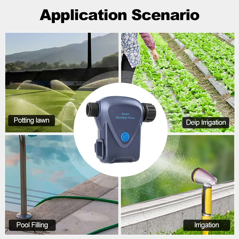 Tuya zigbee Smart Timer Irrigation Watering system Garden lawn automatic water controller Support Voice Control Alexa Google