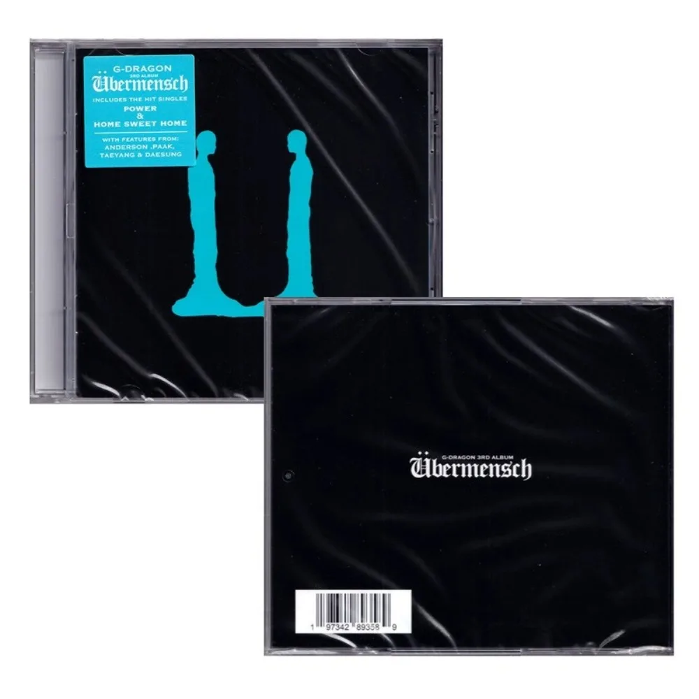 G-Dragon (Kwon Ji-yong) Ubermensch Blue CD - ألبوم K-Pop الجريء بنمط فريد للمعجبين والمجموعة