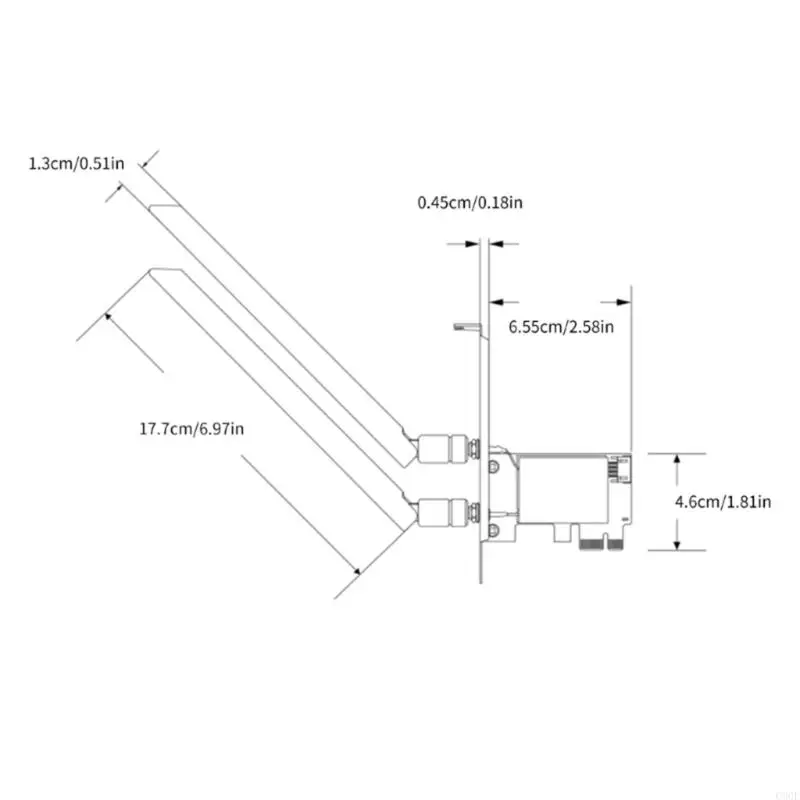 محول WiFi C90F 5400 ميجا ب رهراوة في الثانية محول متوافق مع Triple Band 2.4G 6GHz للكمبيوتر الشخصي