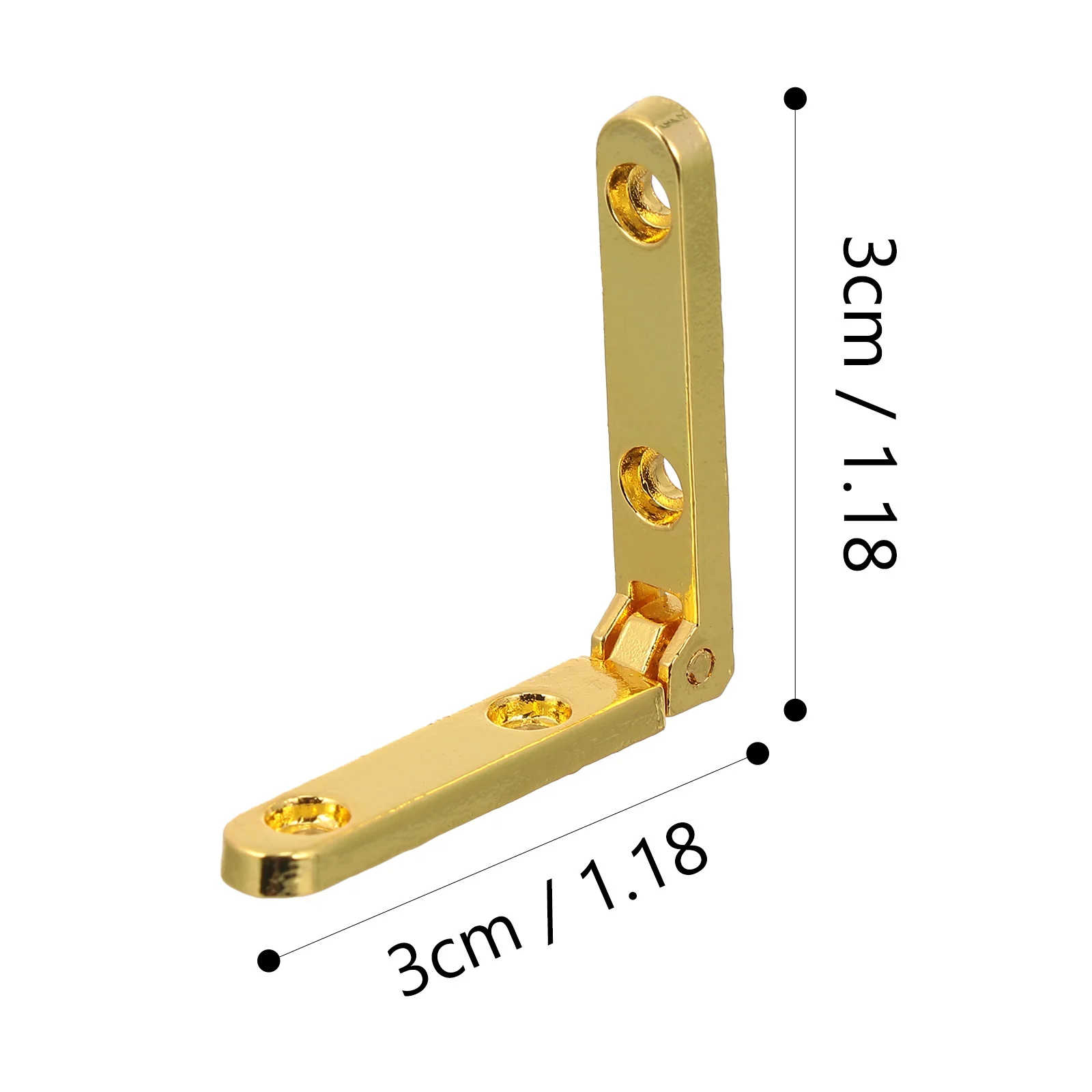 10 قطعة سبائك الزنك 90 درجة مفصلات قوية غير قابل للصدأ صندوق مجوهرات الصدر صندوق خشبي اكسسوارات المفصلي الزخرفية