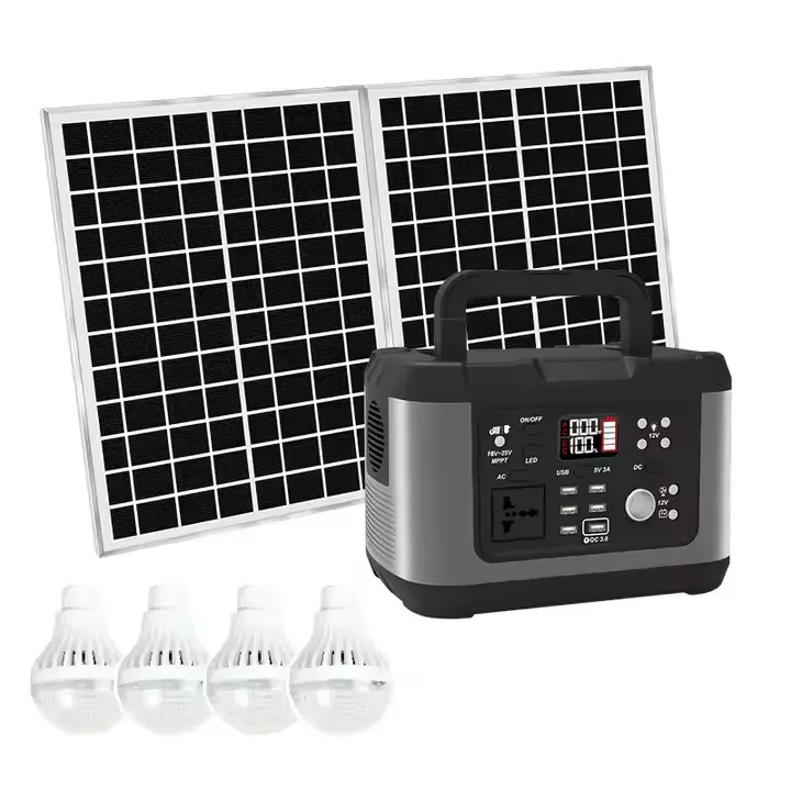 1000Wh 300W Lithium Solar Power Station, Pure Sine Wave Jump Starter Design, Home Camping Emergency Generator