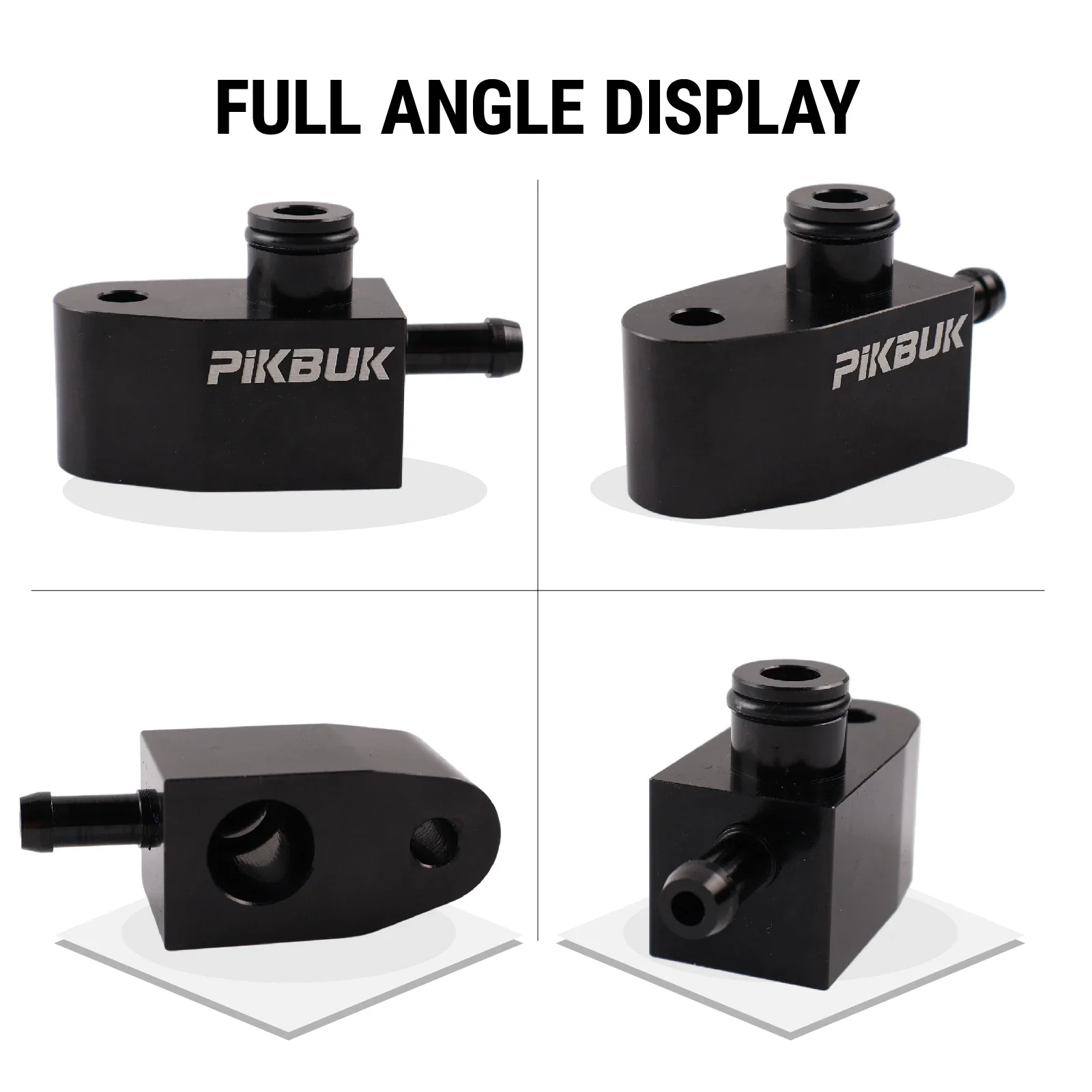 PIKBUK Ladedruckanzeige-Adapter für Peugeot 308 & Mini R56/57 Cooper und Citroen DS 5 1.6T Motor aus Aluminium – Detail 2